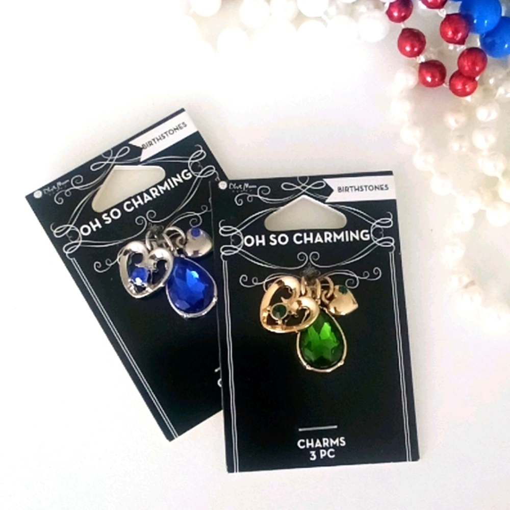 (2) Birthstone Charm Sets